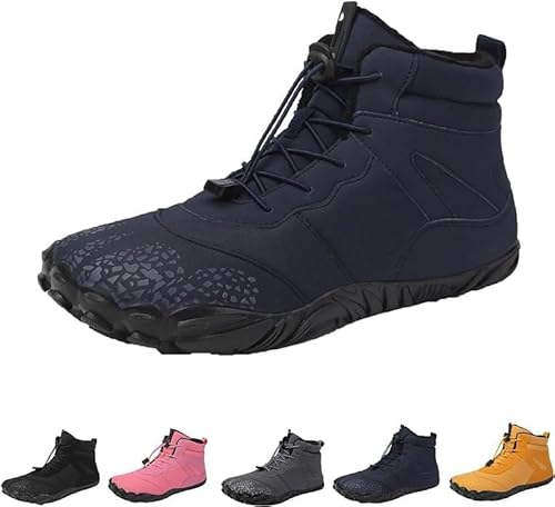 Eteslot Barfußschuhe Herren Damen - Herren Barfussschuhe for Winter Herbst - Barfussschuhe Wasserdicht - Outdoor-Sportschuhe, Wanderschuhe, Trailrunning-Schuhe, Trekking, Klettern von Eteslot