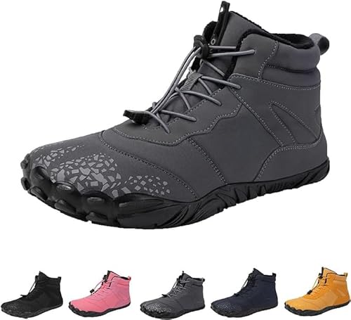 Eteslot Barfußschuhe Herren Damen - Herren Barfussschuhe for Winter Herbst - Barfussschuhe Wasserdicht - Outdoor-Sportschuhe, Wanderschuhe, Trailrunning-Schuhe, Trekking, Klettern von Eteslot