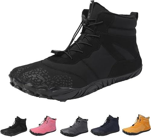 Eteslot Barfußschuhe Herren Damen - Herren Barfussschuhe for Winter Herbst - Barfussschuhe Wasserdicht - Outdoor-Sportschuhe, Wanderschuhe, Trailrunning-Schuhe, Trekking, Klettern von Eteslot