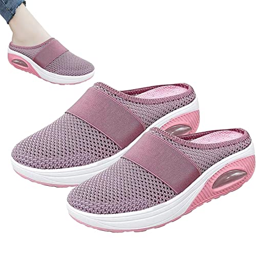 Eteslot orthopädische Schuhe Damen, Diabetiker Schuhe Damen, Luftkissen orthopädische+Schuhe+Damen, Slip-On Orthopedic Shoes Women Gifts von Eteslot