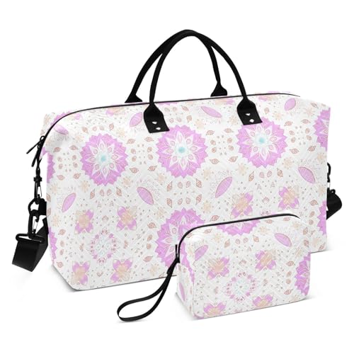 Bolsos Para, Boho, Sommer, dekorativ, Wochenendtasche, Reisetasche, Turnbeutel mit Kulturbeutel für Trekking, 2-teiliges Set Bolsos Para, Boho, Sommer, dekorativ, Wochenendtasche, Reisetasche, Turnbeutel mit Kulturbeutel für Trekking, 2-teiliges Set von EtherSpher