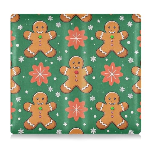 Cartoon Cute Brown Merry Christmas Gingerbread Premium Leather Toursuit Car Registration and Insurance Card Holder Perfect Car Essentials Wallet for Essential Document, Driver License, Cards Cartoon Cute Brown Merry Christmas Gingerbread Premium Leather Toursuit Car Registration and Insurance Card Holder Perfect Car Essentials Wallet for Essential Document, Driver License, Cards von EtherSpher