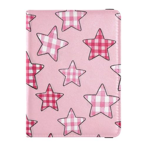 Cartoon Rosa Karo Plaid Stern Leder Pass Halter Abdeckung für Reise Impfstoff Fall Protector Cover Abzeichen ID Impfstoff Kartenhalter Brieftasche für Frauen Ultra Slim, Cartoon Rosa Karierte Stern, 1 Cartoon Rosa Karo Plaid Stern Leder Pass Halter Abdeckung für Reise Impfstoff Fall Protector Cover Abzeichen ID Impfstoff Kartenhalter Brieftasche für Frauen Ultra Slim, Cartoon Rosa Karierte Stern, 1 von EtherSpher