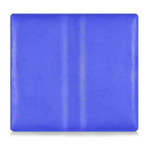EtherSpher Autoschein- und Versicherungshalter, Leder, Brieftaschen-Organizer für Ausweis, Führerschein, Kontaktinformationskarten, Blau, Blau, 1 size von EtherSpher