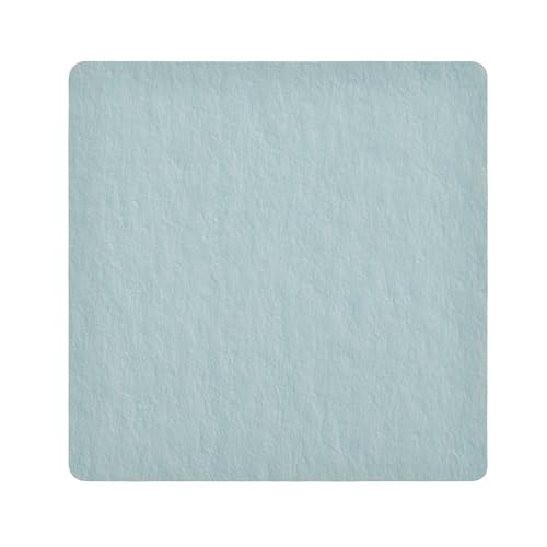 EtherSpher Azure Reisetasche, Leinenstruktur, Kamera-Objektivtuch, magischer Make-up-Tasche, Organizer, Wickeltasche, 55 x 55 cm, für Damen, Azurblaue Leinenstruktur, 21.7x21.7in von EtherSpher