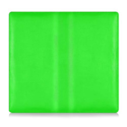 EtherSpher Chartreuse Schutzhülle für Kfz-Registrierungs- und Versicherungskarten, PU-Leder, Brieftaschen-Organizer für Dokumente, Karten, Führerschein, Chartreuse, 1 size von EtherSpher
