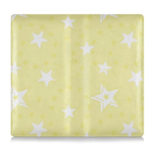 EtherSpher Different Stars Baby Yellow White Leather Car Registration & Insurance Card Holder Essential Wallet Case for Cards, Essential Document Driver License EtherSpher Different Stars Baby Yellow White Leather Car Registration & Insurance Card Holder Essential Wallet Case for Cards, Essential Document Driver License von EtherSpher