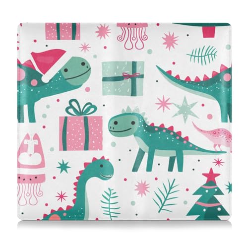 EtherSpher Dokumententasche für Führerschein, Karten und wichtige Dokumente, aus PU-Leder, mit Dinosaurier-Motiv, Grün, Weihnachts-Geschenk mit grünem Dinosaurier, 1 size von EtherSpher
