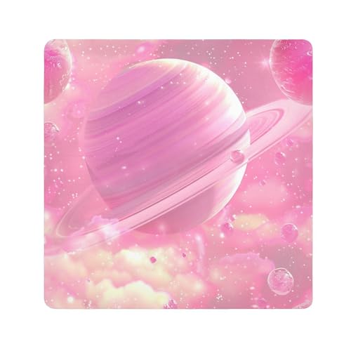 EtherSpher Fantasy Pfirsich-Planeten-Animations-Ästhetik-Make-up-Tasche, Stoff, selbstklebend, Reisetasche, Organizer, Verpackung, 55 x 55 cm, für Damen, Fantasy Peach Planet Animation Ästhetik, von EtherSpher