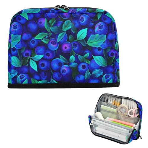 EtherSpher Federmäppchen mit digitalem Muster, großes Fassungsvermögen, Make-up-Tasche, weiches Schreibwaren-Federmäppchen für Lehrer, Schulbedarf, Lapicera para ninas von EtherSpher