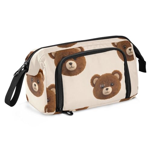 EtherSpher Federmäppchen mit niedlichem Teddybär-Design, großes Fassungsvermögen, Schreibwaren-Tasche mit Reißverschluss, für Herren, Schule, Must-Have Lapiceras estuche para mujer EtherSpher Federmäppchen mit niedlichem Teddybär-Design, großes Fassungsvermögen, Schreibwaren-Tasche mit Reißverschluss, für Herren, Schule, Must-Have Lapiceras estuche para mujer von EtherSpher