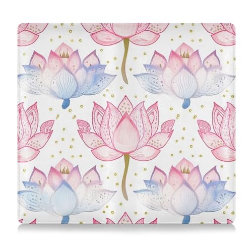 EtherSpher Flower Peach Summer Boho Leder Auto Registrierung und Versicherungshalter Essential Car Wallet Case für Karten, Essential Document Führerschein von EtherSpher