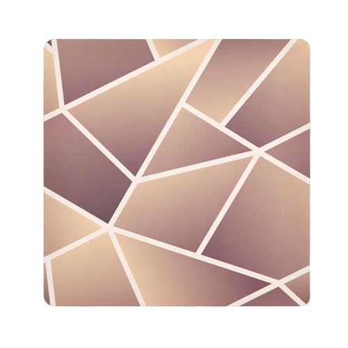 EtherSpher Golden Irregular Line Kulturbeutel, selbstklebend, Organizer, 55 x 55 cm, Kosmetik-Organizer für Reisen, Goldene unregelmäßige Linie, 21.7x21.7in von EtherSpher