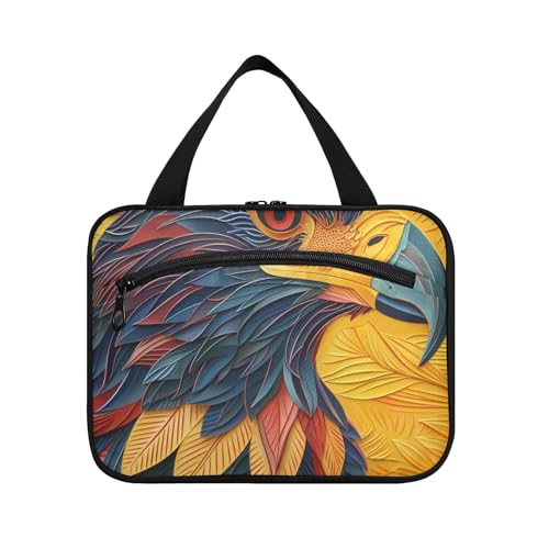 EtherSpher Happy Bird Head Close-up Textur Kunst hängende Größe Toilettenartikel für Männer mit Haken, Designer-Zubehör, Rasierset, Tasche für Männer und Frauen, Camping, Maletín para maquillaje L EtherSpher Happy Bird Head Close-up Textur Kunst hängende Größe Toilettenartikel für Männer mit Haken, Designer-Zubehör, Rasierset, Tasche für Männer und Frauen, Camping, Maletín para maquillaje L von EtherSpher