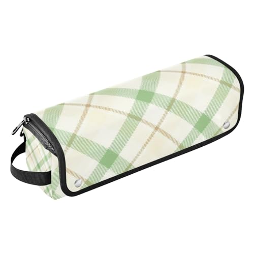 EtherSpher Hot Hair Tools Reisetasche mit hitzebeständiger Matte, abnehmbarer Haarstyling-Zubehör-Organizer für Glätteisen, Lockenstab, Haartrockner, grün kariert, tragbarer Organizer, Grün, kariert, EtherSpher Hot Hair Tools Reisetasche mit hitzebeständiger Matte, abnehmbarer Haarstyling-Zubehör-Organizer für Glätteisen, Lockenstab, Haartrockner, grün kariert, tragbarer Organizer, Grün, kariert, von EtherSpher