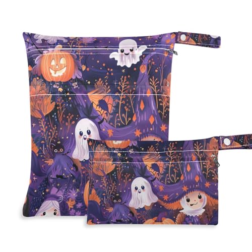 EtherSpher Hübsches Halloween-Poster, wasserdicht, 2 Stück, Reiseutensilien für Babys, mit Griffen für Yoga, Strand EtherSpher Hübsches Halloween-Poster, wasserdicht, 2 Stück, Reiseutensilien für Babys, mit Griffen für Yoga, Strand von EtherSpher