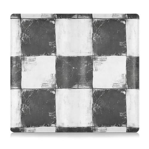 EtherSpher Kfz-Halterung für Kfz-Zulassung und Versicherung, hochwertiges Leder, Handschuhfach, Organizer für Führerschein, Karten und wichtige Dokumente, Schwarz und Weiß von EtherSpher