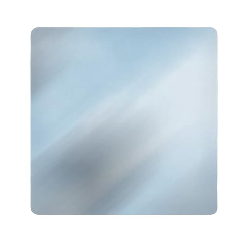 EtherSpher Kosmetiktasche mit Farbverlauf, magischer Reise-Organizer, Wickeltasche, 55 x 55 cm, Blau-Grau, Blaugrauer Farbverlauf, 21.7x21.7in von EtherSpher