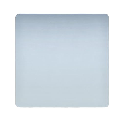 EtherSpher Kosmetiktasche mit grauem Farbverlauf, Stoff, tragbar, Schmuck-Organizer, 55 x 55 cm, für Make-up für Damen, Grauer Farbverlauf, 21.7x21.7in von EtherSpher