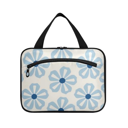 EtherSpher Kulturbeutel mit Blumenmuster, zum Aufhängen, mit Haken, Designer-Essentials, Medizinbeutel für Herren, Badezimmer, Bolsos Para, Hombre L, Blau, Blau, schlichtes Blumenmuster, Large EtherSpher Kulturbeutel mit Blumenmuster, zum Aufhängen, mit Haken, Designer-Essentials, Medizinbeutel für Herren, Badezimmer, Bolsos Para, Hombre L, Blau, Blau, schlichtes Blumenmuster, Large von EtherSpher