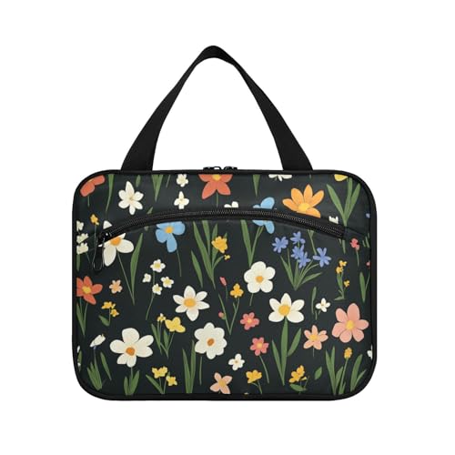 EtherSpher Kulturbeutel mit Öl-Motiv und Blumen, hängende Reise-Kulturbeutel mit Haken, Designer-Tasche für Männer und Frauen, Urlaub, Bolso Para Maquillaje L, Farbige Ölgemälde-Blumen, Large EtherSpher Kulturbeutel mit Öl-Motiv und Blumen, hängende Reise-Kulturbeutel mit Haken, Designer-Tasche für Männer und Frauen, Urlaub, Bolso Para Maquillaje L, Farbige Ölgemälde-Blumen, Large von EtherSpher