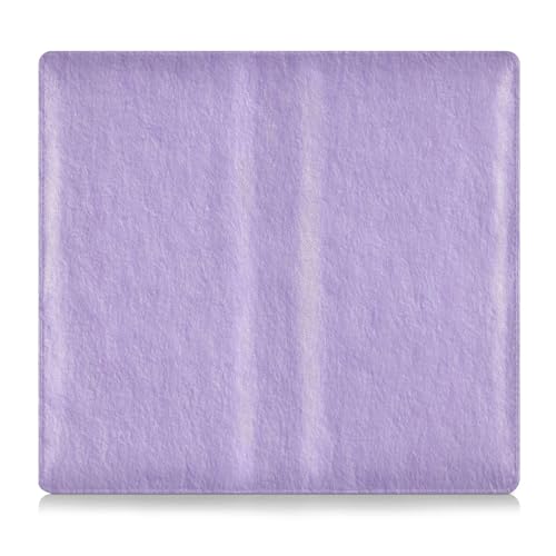 EtherSpher Lila Leinenstruktur PU-Leder Registrierungs- und Versicherungskartenhalter Fahrzeug Handschuhfach Organizer für Fahrer, Autobesitzer, Anhänger, Motorrad, Boot von EtherSpher