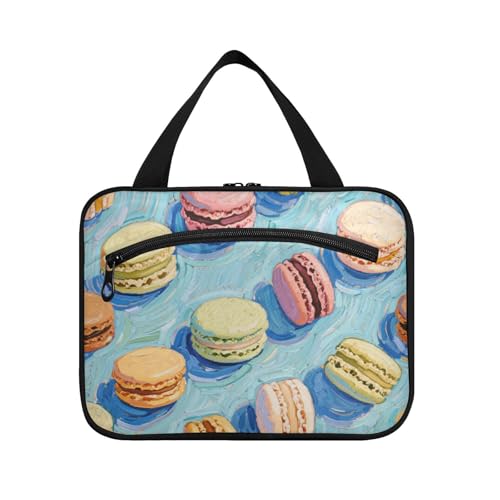 EtherSpher Macron Food Blue Art Painting hängende Herren-Kulturbeutel mit Haken, Designer-Tasche für Rasierset, für Männer und Frauen, Fitnessstudio, Maleta Para Maquillaje L, Macron Food Blue Art EtherSpher Macron Food Blue Art Painting hängende Herren-Kulturbeutel mit Haken, Designer-Tasche für Rasierset, für Männer und Frauen, Fitnessstudio, Maleta Para Maquillaje L, Macron Food Blue Art von EtherSpher