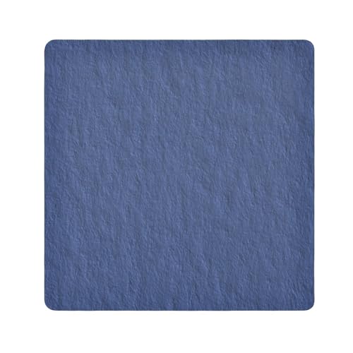 EtherSpher Make-up-Organizer mit Leinenstruktur, magischer Kosmetik-Organizer für Reisen, 55 x 55 cm, Marineblau, Marineblaue Leinenstruktur, 21.7x21.7in von EtherSpher