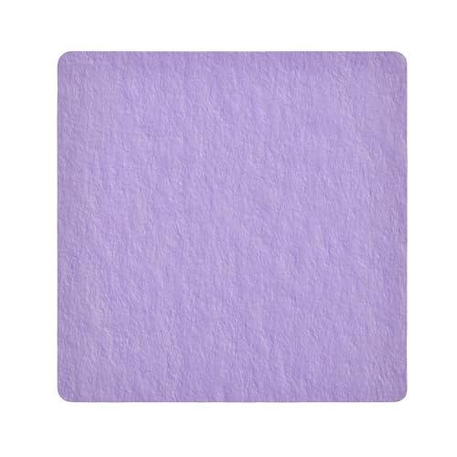 EtherSpher Make-up-Tasche mit Leinenstruktur, magischer Make-up-Tasche, Organizer, 55 x 55 cm, Violett, Violette Leinenstruktur, 21.7x21.7in von EtherSpher