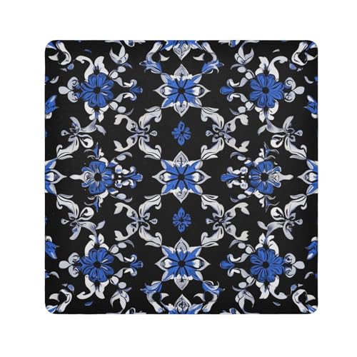 EtherSpher Make-up-Tasche mit nahtlosem Muster, schlichter, nahtloser weißer Hintergrund, 2 Stück, für Kamera-Objektiv, magischer Aufkleber, Schmuck-Organizer, Verpackung, 55 x 55 cm, Verpackung für von EtherSpher