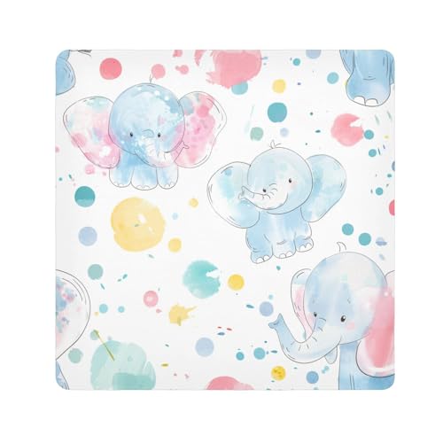 EtherSpher Make-uphalter für Kameralinsen, schützendes Make-Up-Organizer, 55 x 55 cm, bunt, Elefantenblau, Farbenfrohes Elefantenblau, 21.7x21.7in von EtherSpher