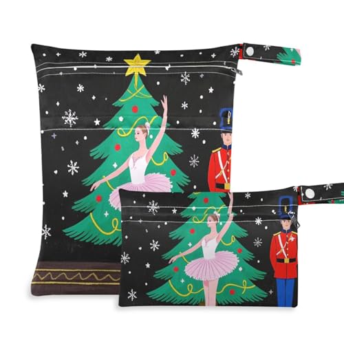 EtherSpher Merry Christmas Ballett mit Soldaten, schmutzsicher, wasserdicht, 2 Stück, Reiseutensilien für Baby mit Griffen für Strand, Yoga EtherSpher Merry Christmas Ballett mit Soldaten, schmutzsicher, wasserdicht, 2 Stück, Reiseutensilien für Baby mit Griffen für Strand, Yoga von EtherSpher
