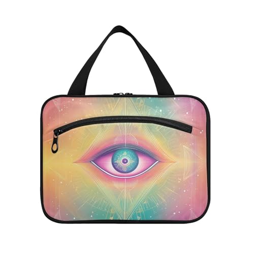 EtherSpher Mystic Tarot-Reisebehälter mit astrologischen Augen, hängende Reisebehälter für Toilettenartikel mit Haken, niedliche Designer-Rasiertasche für Männer für Reisende, Fitnessstudio, Para EtherSpher Mystic Tarot-Reisebehälter mit astrologischen Augen, hängende Reisebehälter für Toilettenartikel mit Haken, niedliche Designer-Rasiertasche für Männer für Reisende, Fitnessstudio, Para von EtherSpher