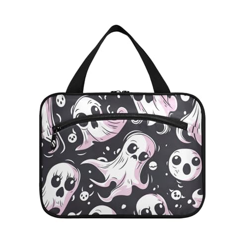 EtherSpher Niedliche, einzigartige hängende Reise-Make-up-Tasche für Damen, mit Haken, erweiterbare Make-up-Tasche mit großem Fassungsvermögen, für Reisen, ein Muss für Badezimmer, Brochas, Maquillaje von EtherSpher