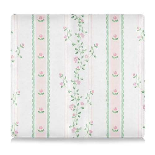 EtherSpher Pfirsichblumen, PU-Leder, Auto-Registrierung, Versicherung und Ausweishalter, perfekte Auto-Essentials Geldbörse für jedes Auto, LKW, Motorrad, Anhänger oder Boot von EtherSpher