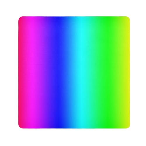 EtherSpher Rainbow Make-up-Tasche, Stoff, magisch, selbstklebend, Reise-Make-up-Organizer, 55 x 55 cm, Verpackung für Organisation, Regenbogen, 21.7x21.7in von EtherSpher