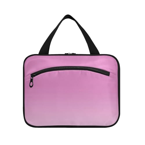 EtherSpher Reise-Kulturbeutel für Herren mit Haken, rosa Farbverlauf, Designer-Kulturbeutel für Reisen, Fitnessstudio, Bolso de Para Mujer L, Farbverlauf, Large von EtherSpher