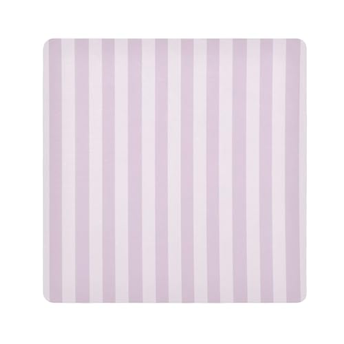 EtherSpher Reisetasche, vertikal, gestreift, Stoff, selbstklebend, Make-up-Organizer, 55 x 55 cm, Violett, Violette vertikale Streifen, 21.7x21.7in von EtherSpher