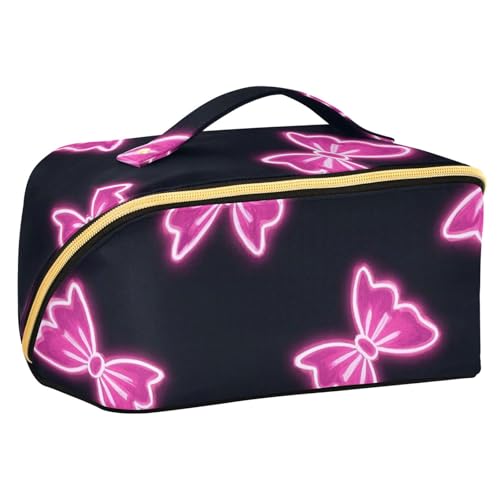 EtherSpher Reisetasche mit Trennwänden, fluoreszierend, mit Trennwänden, wasserdicht, für Damen, Reisegröße, Neonrosa von EtherSpher