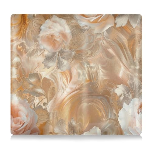 EtherSpher Rotgoldfarbener Premium-Leder-Toursuit für Zulassungs- und Versicherungskartenhalter, perfekte Auto-Essentials Geldbörse für Dokumente, Karten, Führerschein von EtherSpher