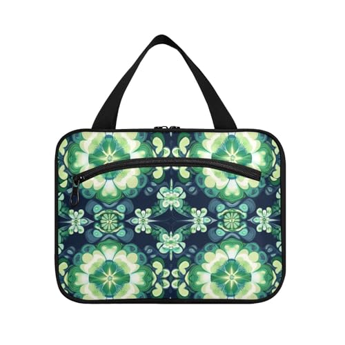 EtherSpher Vierblättrige Kleeblatt-Kosmetiktaschen zum Aufhängen, große Kosmetiktasche für Damen, mit Haken, multifunktionale Designer-Tasche für Herren, Reiseutensilien, für Damen, Reisezubehör von EtherSpher
