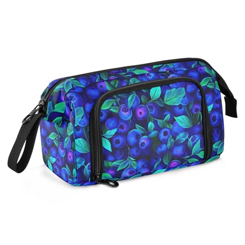 Federmäppchen mit digitalem Muster, Neonblau mit Blaubeeren, großes Fassungsvermögen, Organizer, tragbar, für Herren, High School Supplies estuche para lapices gris Federmäppchen mit digitalem Muster, Neonblau mit Blaubeeren, großes Fassungsvermögen, Organizer, tragbar, für Herren, High School Supplies estuche para lapices gris von EtherSpher
