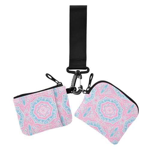 Geldbörse im Boho-Stil mit Blumenmotiv, klein, abnehmbar, mit Handgelenkriemen, 2 Stück, Boho-Blumen, 1 size, Casual Geldbörse im Boho-Stil mit Blumenmotiv, klein, abnehmbar, mit Handgelenkriemen, 2 Stück, Boho-Blumen, 1 size, Casual von EtherSpher