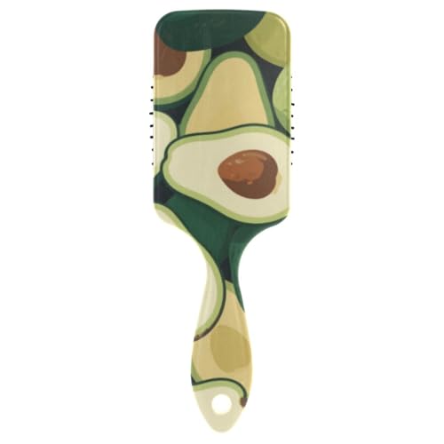Grüne Cartoon-Avocado-Früchte, antistatische Bürste für lockiges Haar, für Herren, Kopfhautmassagegerät für alle Haartypen, mit ergonomischem Griff, Cepillo para pelo rizado Grüne Cartoon-Avocado-Früchte, antistatische Bürste für lockiges Haar, für Herren, Kopfhautmassagegerät für alle Haartypen, mit ergonomischem Griff, Cepillo para pelo rizado von EtherSpher