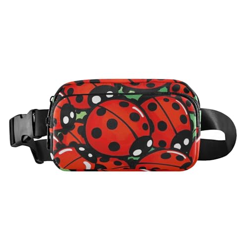 Gürteltasche mit niedlichem Cartoon-Insekt, unverwechselbar, niedliche Gürteltasche für Männer und Frauen, Mini-Brusttasche, Gürteltasche mit verstellbarem Riemen für Einkaufen, Sport, Arbeit, von EtherSpher