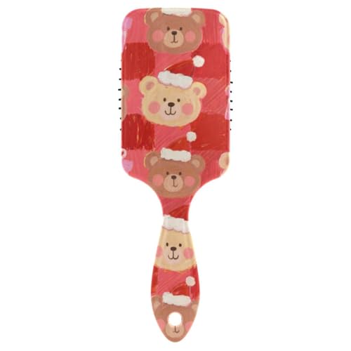 Merry Christmas Antistatik-Bürste für dickes Haar, Kopfhaut-Massagegerät für Haarwachstum, mit ergonomischem Griff, Cepillo Anti-Frizz para cabello von EtherSpher