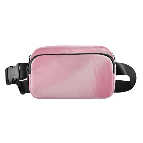 Modische Crossbody-Tasche mit Farbverlauf, für Herren und Damen, Mini-Schultertasche, Brusttasche mit verstellbarem Riemen, für Shopping, Sport, Arbeit, Pfirsichfarben, Pfirsich-Farbverlauf, 1 size von EtherSpher