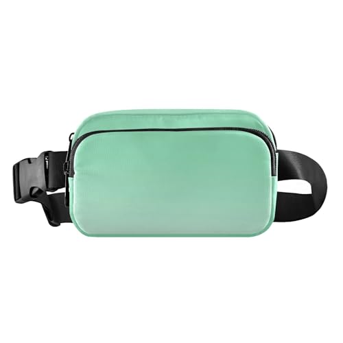 Modische Gürteltasche für Damen und Herren, wasserdicht, mit verstellbarem Gurt, für Workout, Laufen, Wandern, Grün, Grüner Farbverlauf, 1 size von EtherSpher