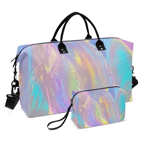 Neonfarbene säurehaltige Flüssigkeit, dekorative Handgepäcktasche, Trainingstasche mit verstellbarem Riemen für Trekking, großes Fassungsvermögen, Bolsas Para Viajar Neonfarbene säurehaltige Flüssigkeit, dekorative Handgepäcktasche, Trainingstasche mit verstellbarem Riemen für Trekking, großes Fassungsvermögen, Bolsas Para Viajar von EtherSpher