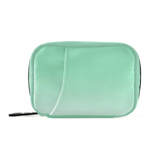 Pillenbeutel für Medizin mit abnehmbaren Fächern, tragbar, wöchentlicher Pillen-Organizer für Geldbörse, Grün von EtherSpher